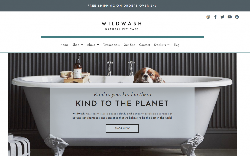Home Page of Wildwash.co.uk